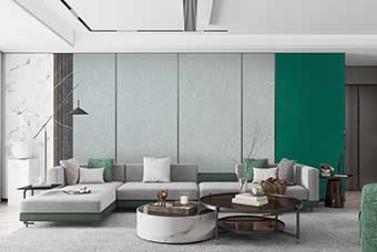 鹰潭轻奢风格-客厅