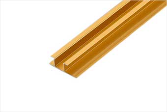 鹰潭航空纤维墙咔铝合金带灯中条（钛金氧化）