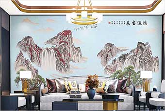 鹰潭森佰汇航空纤维墙咔（鸿运当头）